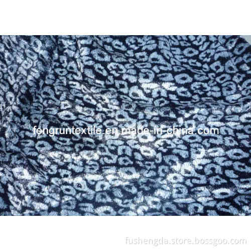 PV Plush Dischareged Printing